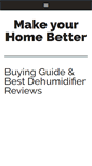 Mobile Screenshot of bestdehumidifiers.net